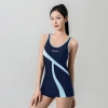Professional quick-drying vest swimming suit for women's one-piece slimming 2026 new style sports racing swimming pool training for women Specification image
